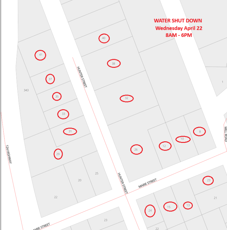 picture of affected area